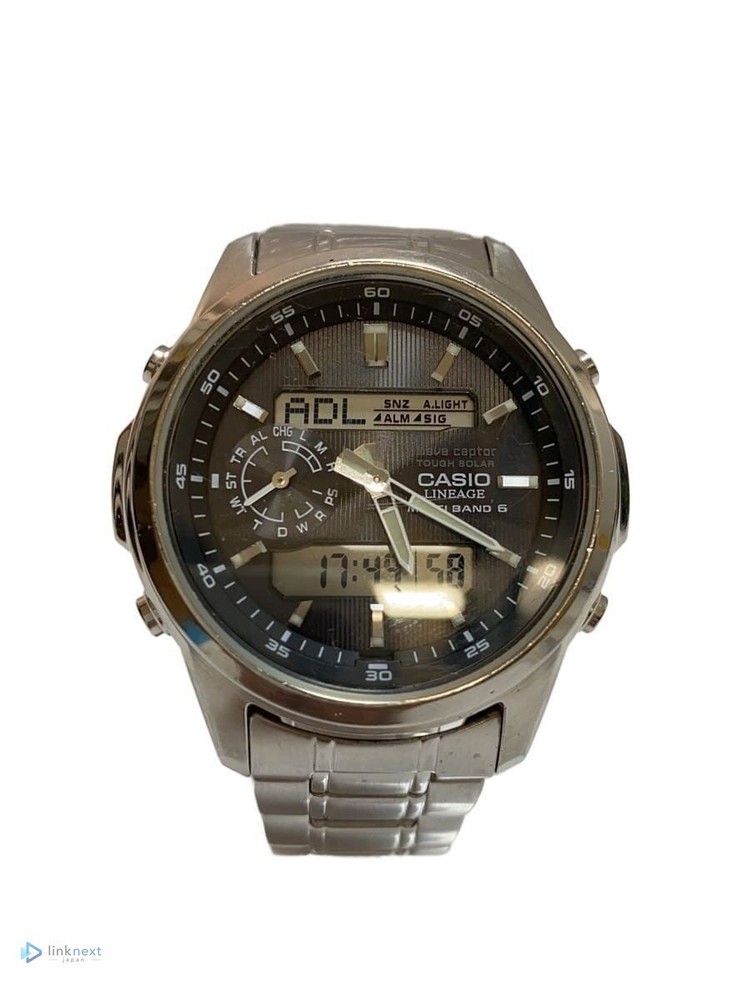 CASIO Lineage LCW-M300D-1AJF Men’s Solar Analog-Digital Silver