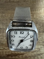 Vintage Raketa TV Case Manual Wind Watch USSR Soviet Mechanical 2614.H – RUNNING