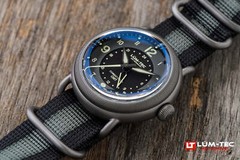 Lum-Tec Mens Watch Combat Field X6 Titanium GMT High Precision Miyota Automatic