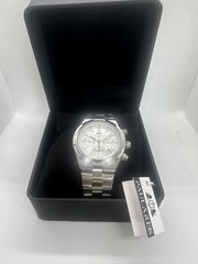 Luxury Classic Men’s Quartz Watch Business 3ATM Paulareis Silver Stopwatch New
