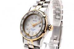 SEIKO Scuba 200M 3E25-0A30 Silver Watch Wrist 20cm From Japan