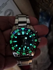 Seiko ska Scuba Divers 200m Kinetic Prospex SKA369 5M62 in Red Blue