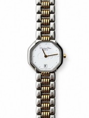 [Near Mint] Christian Dior 48.203 Octagon Gold Dial Quartz Women’s Vintage Watch