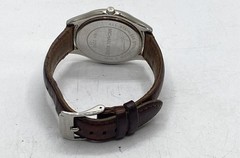 Michael Kors Stainless Steel MK-2259 Quartz Watch Brown Leather Strap 41mm