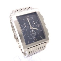 GUCCI G-Metro 8600M Chronograph Black Dial Rectangular Classic Design Watch
