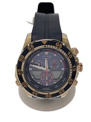 CITIZEN Solar Watch Digital Analog Rubber BLK BLK SS C660 S067634