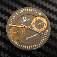 OMEGA SEAMASTER POLARIS Cal. 1444 & 1445 Swiss Gray Watch Dial & Hands 24.5MM