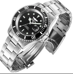 Invicta Pro Diver Black Dial Stainless Steel 40 mm Men’s Watch 26970 MSRP $199