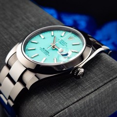 Rolex Blaken Tiffany Dial DateJust 126300 DLC Coated Full Set Mint