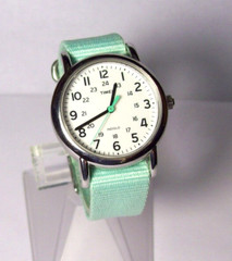 Timex Ladies Military Indiglo Watch Water Resistant 30 Meters Looks & Runs Great