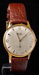 Bentima Star Linen Dial Men’s Hand-Wind AS 1526 Vintage Swiss Watch — Working