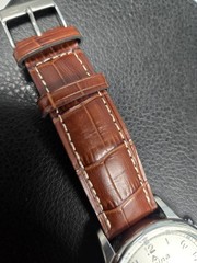 Alpina Alpiner Manufacture Silver Dial Brown Leather Men’s Watch AL710X4E6