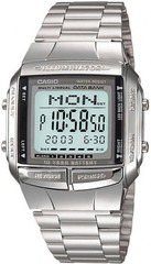 Casio DB360-1A Men’s Illuminator Digital Databank Stainless Steel Silver Watch