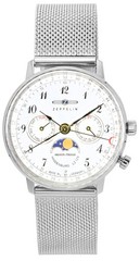 Zeppelin LZ129 Hindenburg Moonphase Silver Dial Z7037M1 Women’s Ladies Watch