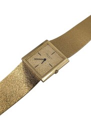 Patek Philippe Vintage 18K Yellow Gold Bracelet Watch 3491 Box Service Papers