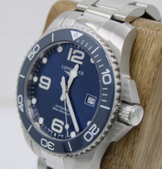 Longines HydroConquest 43mm Blue Date Dial Stainless Watch W/ Box L3.782.4.96.6