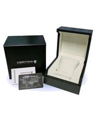 CERTINA Men Analog Quartz Casual Watch Classic Dress Black Dial Waterproof Round