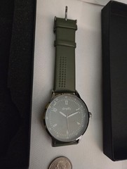Simplify Watch 5100 Leather Band Watch Satin finished metal case Quartz movement