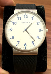 Skagen Denmark Men’s Watch SKW6162 Quartz Gray Dial Black Barton Strap 41mm