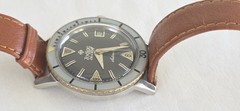 Vintage 1960’s ZODIAC Seawolf Bakelite Bezel Black Dial Automatic Men’s Watch
