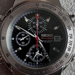 [Working Condition] SEIKO 7T32-6P80 Chronograph Alarm Quartz Watch