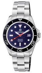 Deep Blue PRO DIVER 200 42.5MM AUTO DIVE WATCH- BLUE SANDSTONE DIAL -NEW