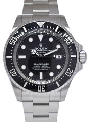 Rolex Sea-Dweller Deepsea Steel/Ceramic Black Mens 44mm Watch B/P ’23 136660
