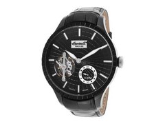 NEW Ingersoll 7219BBK Men’s Mechanical Genuine Leather Black Dial Watch
