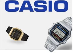 Casio Men’s Watch Classic Digital Dial Stainless Steel Bracelet A158W-1 A168W-1