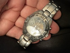 Fossil Blue CH-2308 Chronograph Analog Quartz Men Wrist Watch New Battry 6-23-26