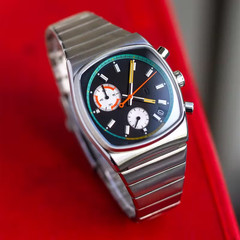 Men’s Ciloa Retro Neo-Classic Microbrand Metric Brew Style Chronograph Watch