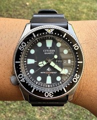 Citizen Vintage Divers watch Gun Metal.