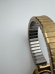 Vintage Timex Watch Ladies Gold Tone with Speidel Twist-O-Flex Band NON WORKING