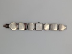 Brighton Sonora Watch Silver Plated Fold Over Clasp 7″ W3850