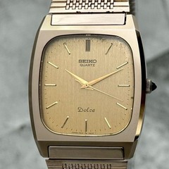 Seiko Dolce Ultra-Hard Alloy Stripe 5931-5341 Watch Ships from Japan