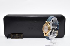 FENDI 640L Quartz Gold Ladies Watch Changeable 5 Straps Belt Leather Swiss 24mm