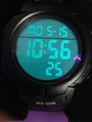 MJSCPHBJK 1068 Sport Digital Watch Men’s Black (New Battery)