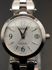 Citizen Exceed Eco-Drive Radio Solar Shell Dial H058-T017525 Ladies Watch Japan