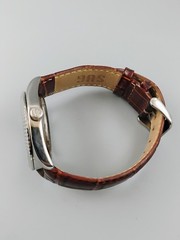 Croton Diamond Automatic Day-Date President Style Watch Silver Dial Extra Straps