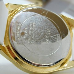 GUESS U1203L1 Gold Tone Case Quartz Analog Women’s Watch New Battery