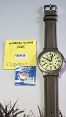 Lorus Men’s Titanium Quartz Field Watch – New Mineral Crystal & Strap – Mint