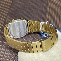 Casio A700WG-9A Vintage Series Gold Tone Stainless Steel Bracelet Digital Watch