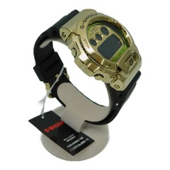 CASIO G SHOCK G SHOCK GM 6900G 9JF Quartz Digital Rubber Black x Gold 20 ATM Wat