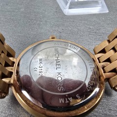 Michael Kors Darci Watch Women 39mm Pink Dial Rose Gold Tone MK-3192 New Batt JK