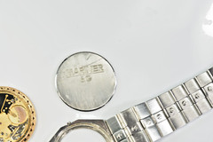 Concord Mariner for Parts Stainless Steel Diamond Bezel is 14k gold