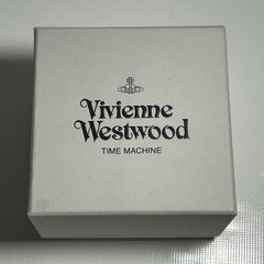 Vivienne Westwood Time Machine Swiss Quartz Gold Case Black Leather 28mm w/Box