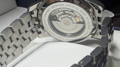 Revue Thommen Airspeed XLarge 39mm Auto SS Silver Bracelet White Dial Date Box