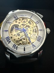 Invicta Objet D Art Epigraph Automatic Men’s Watch w/Skeleton Dial-42mm,Black