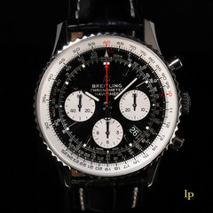 Breitling Navitimer B01 Chronograph 43 AB0121211B1P2 Black Dial Leather strap