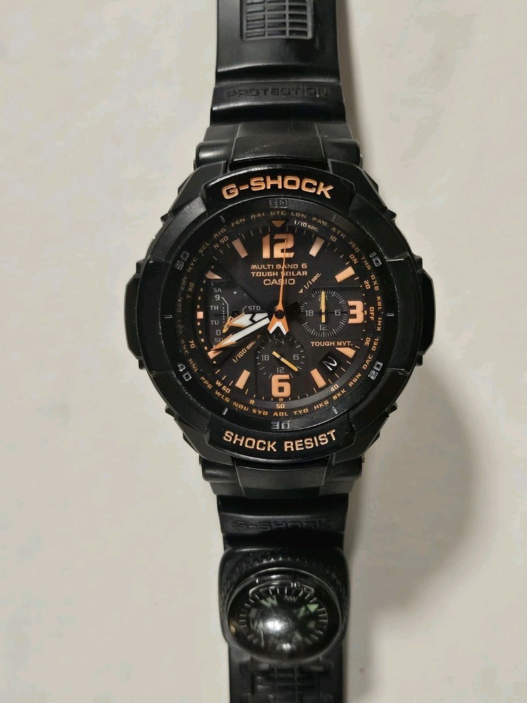 Casio G-Shock GW-3000B-1AJF Gravitymaster Sky Cockpit Tough Solar Orange Watch